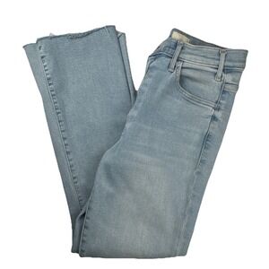 Mother Women's The Hustler Ankle Fray Ball's In Your Court 28‎ Light Wash Jeans